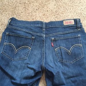 Levi 518 Super Low W28 L32 Blue Jeans